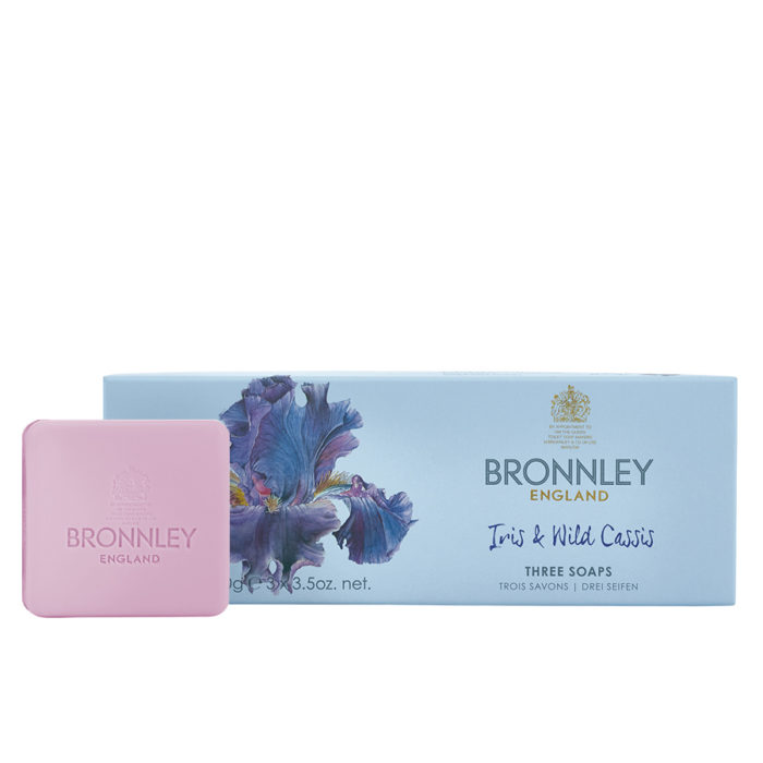 Bronnley Iris & Wild Cassis – Soap Collection 3 x 100g