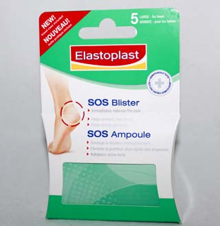 Elastoplast SOS Blister Plaster  5 Large for Heels - 5 Large