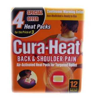 Cura-Heat Back & Shoulder - 4 patches