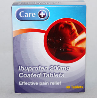 Care Ibuprofen 200mg Coated Tablets - 48 tablets