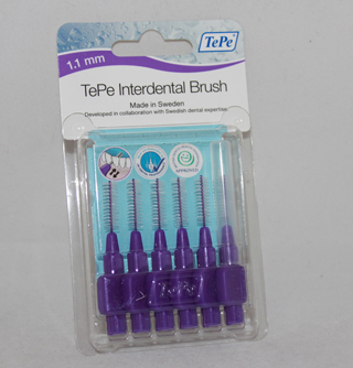 TePe Interdental Brush Purple - 1.1mm