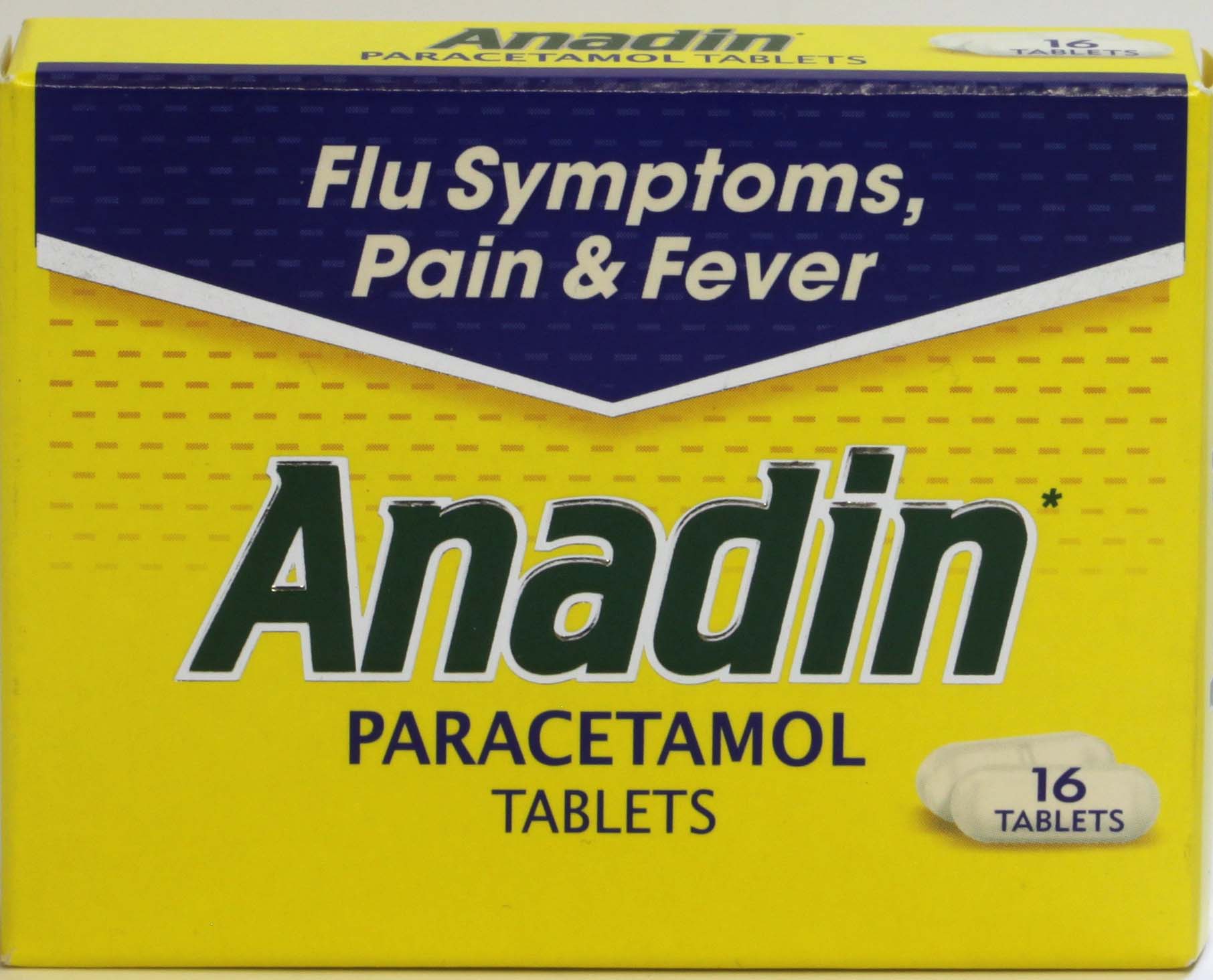 Anadin Paracetamol - 16 tablets