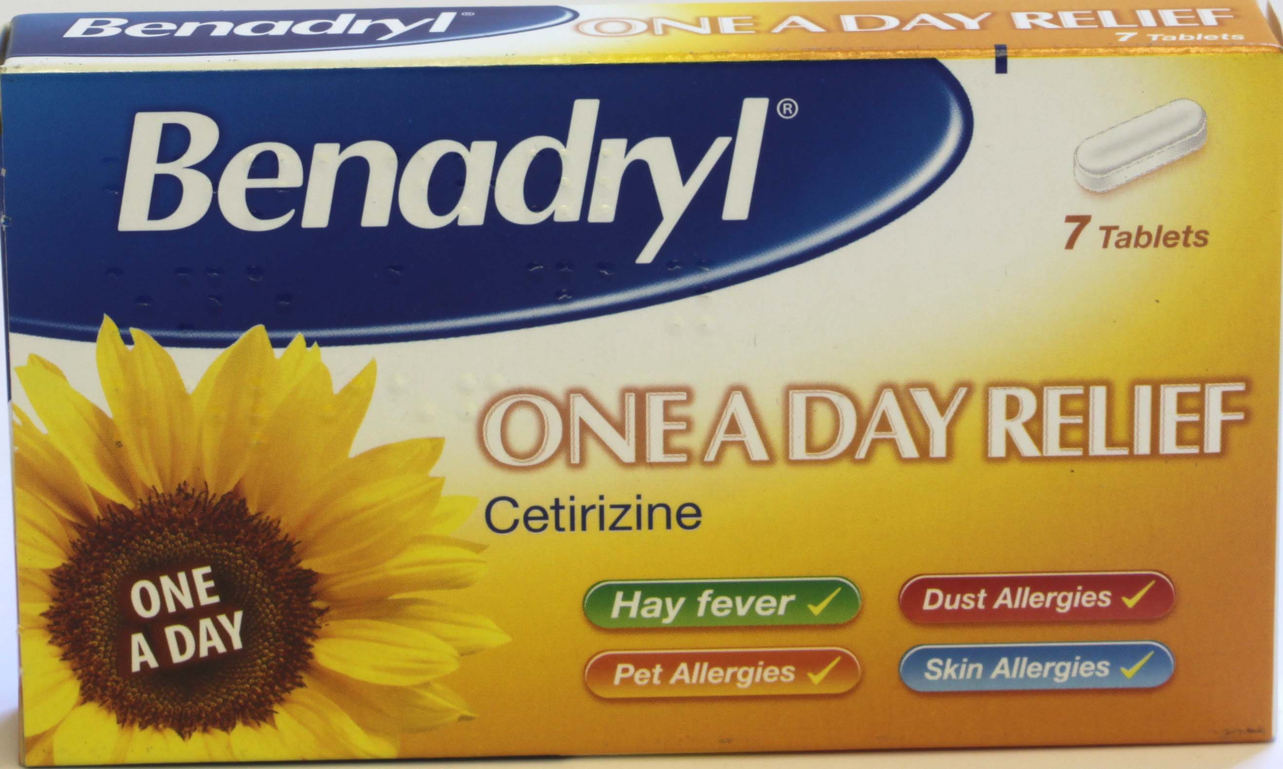 Benadryl One A Day Relief Tablets - 7