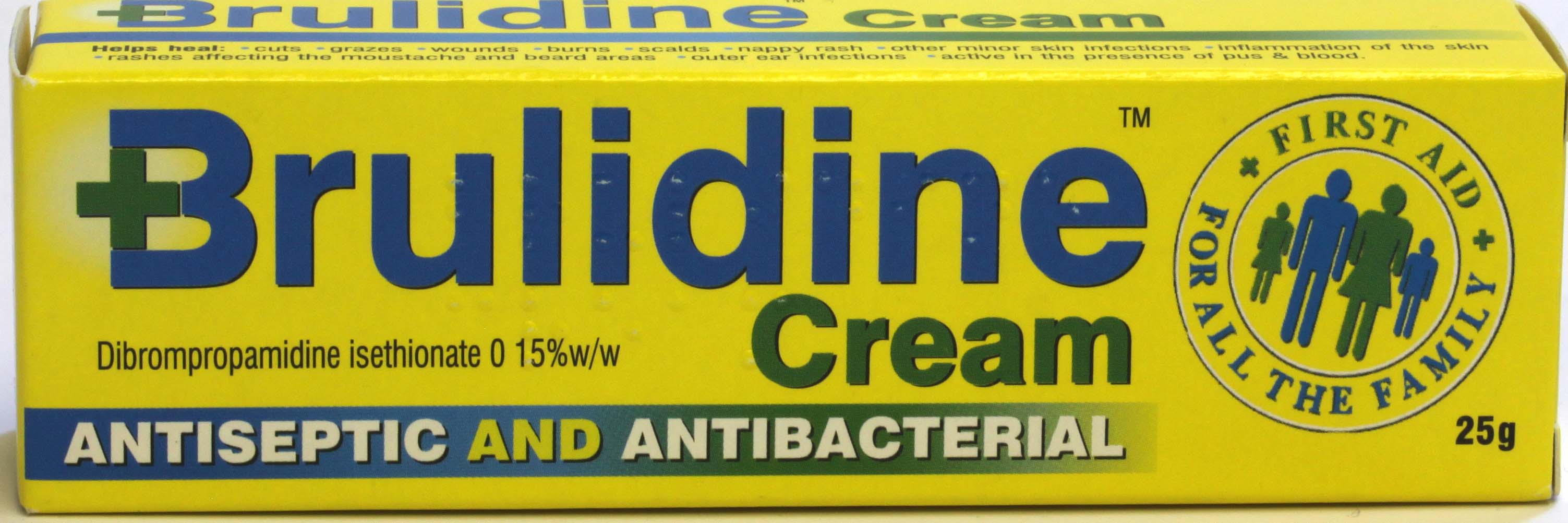 Brulidine Cream Antiseptic & Antibacterial 25g