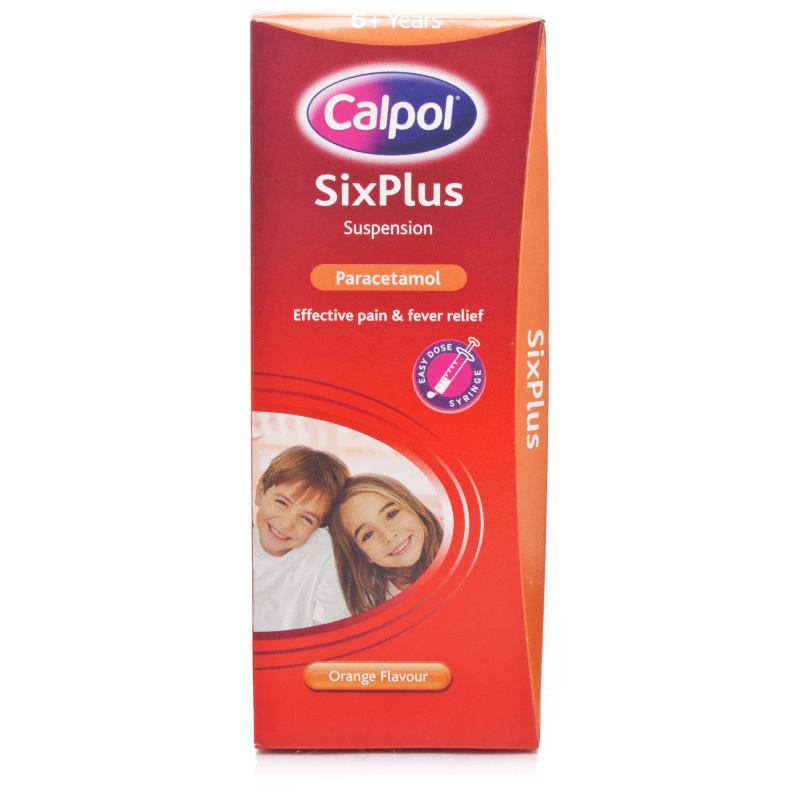 Calpol Six Plus Suspension Paracetamol - 200 ml