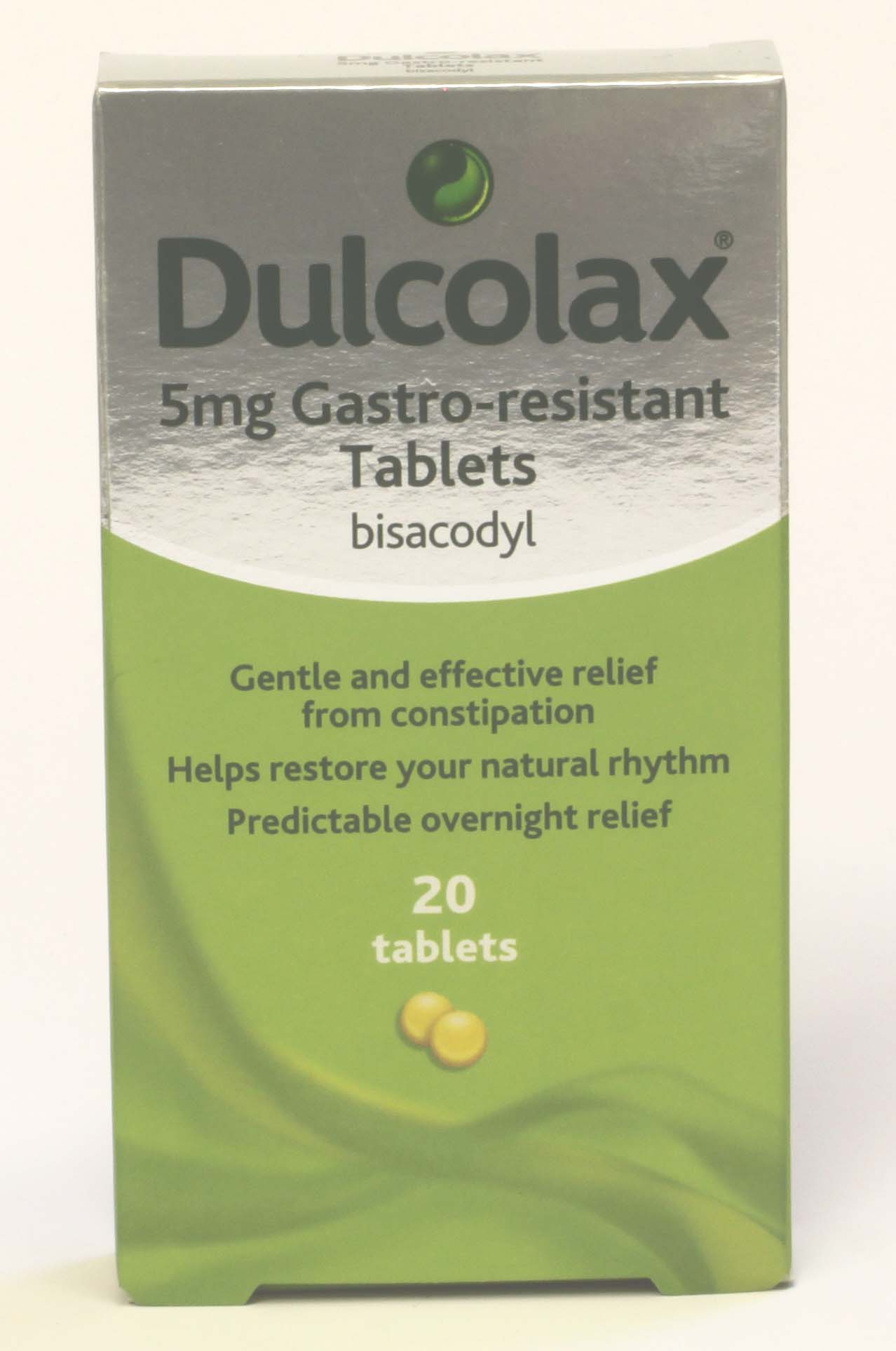 Dulcolax 5mg Gastro Resistant Tablets 20 Online Pharmacy UK