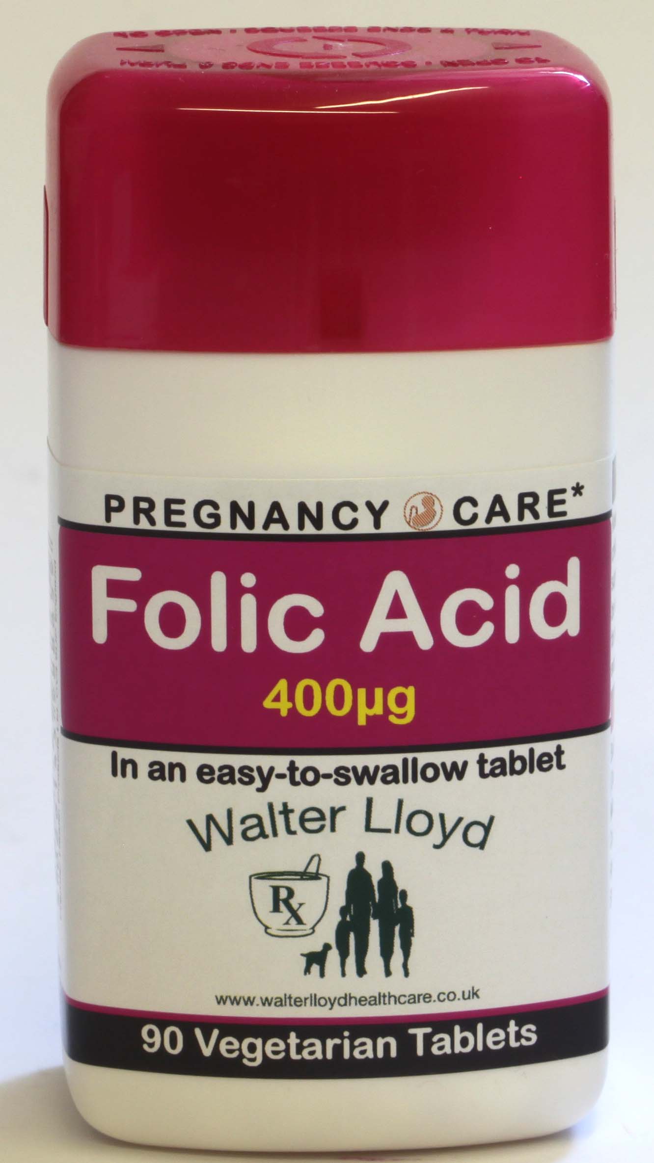 Folic Acid  400ug - 90 Vegetarian Tablets