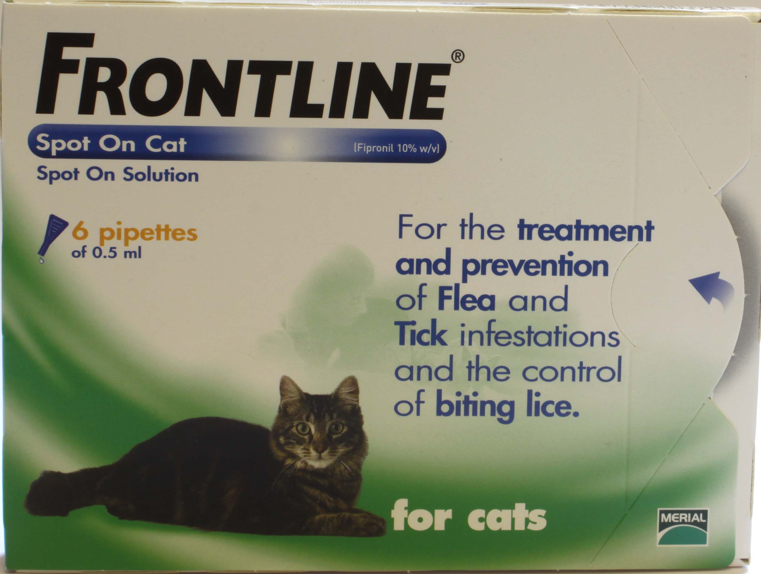 Frontline Spot On Cat  6 pipettes of 0.5 ml