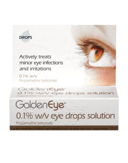 Golden Eye 0.1%w/v Eye Drops Solution 10ml
