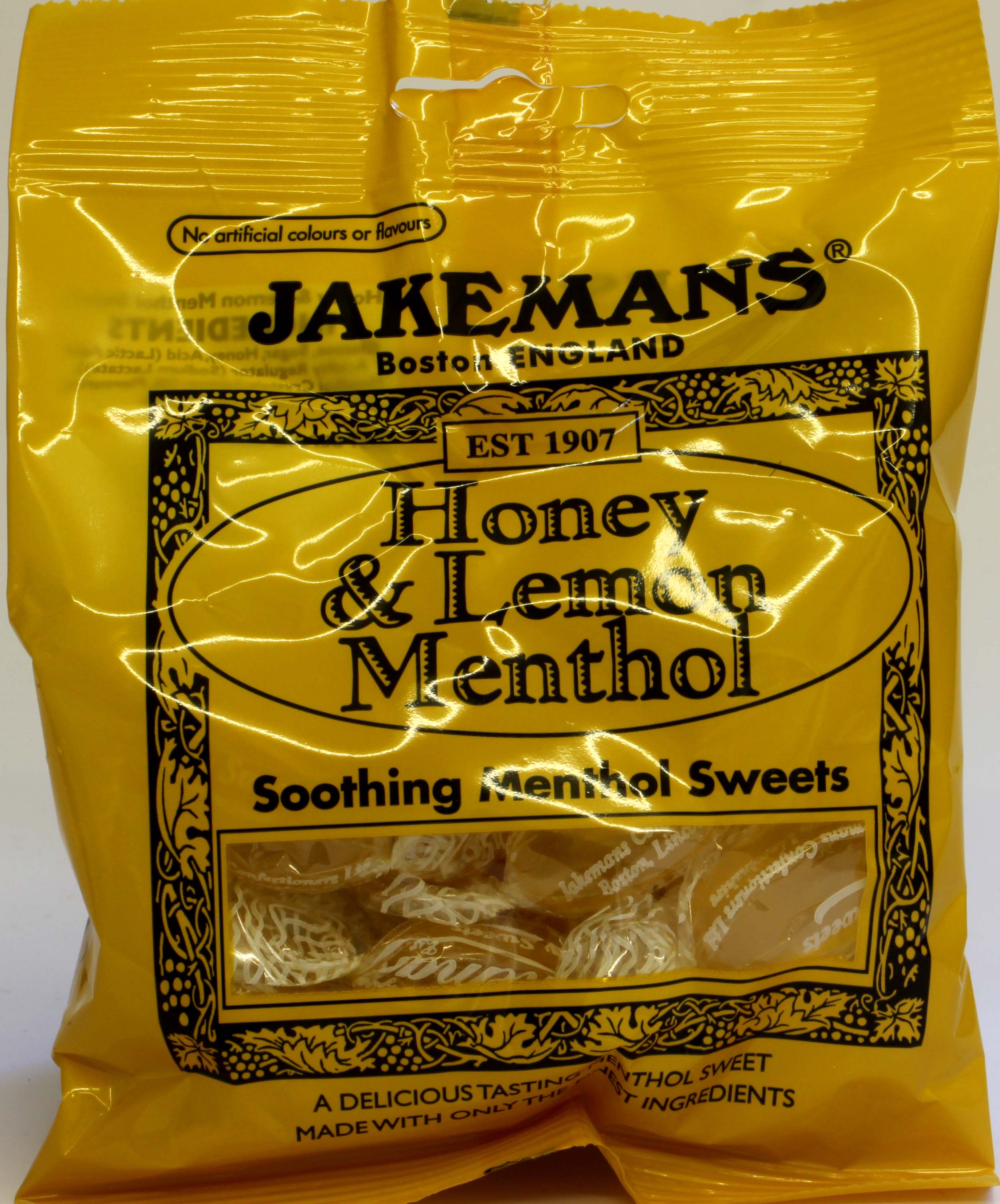 Jakemans Honey & Lemon Menthol - 100g
