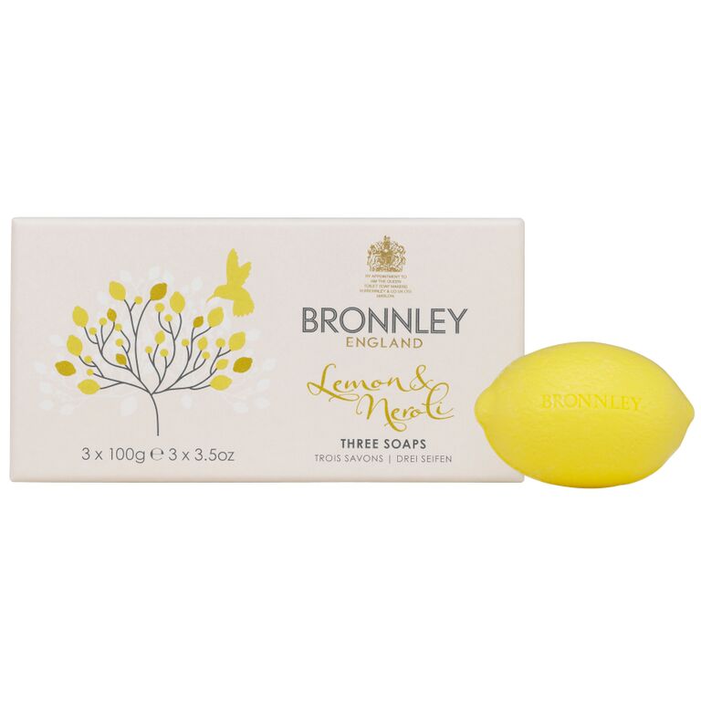 Bronnley Lemon & Neroli Soaps 3 x 100g