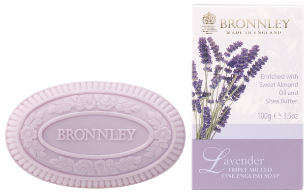 Bronnley Lavender Triple Milled Fine English Soap - - 1 x 100g