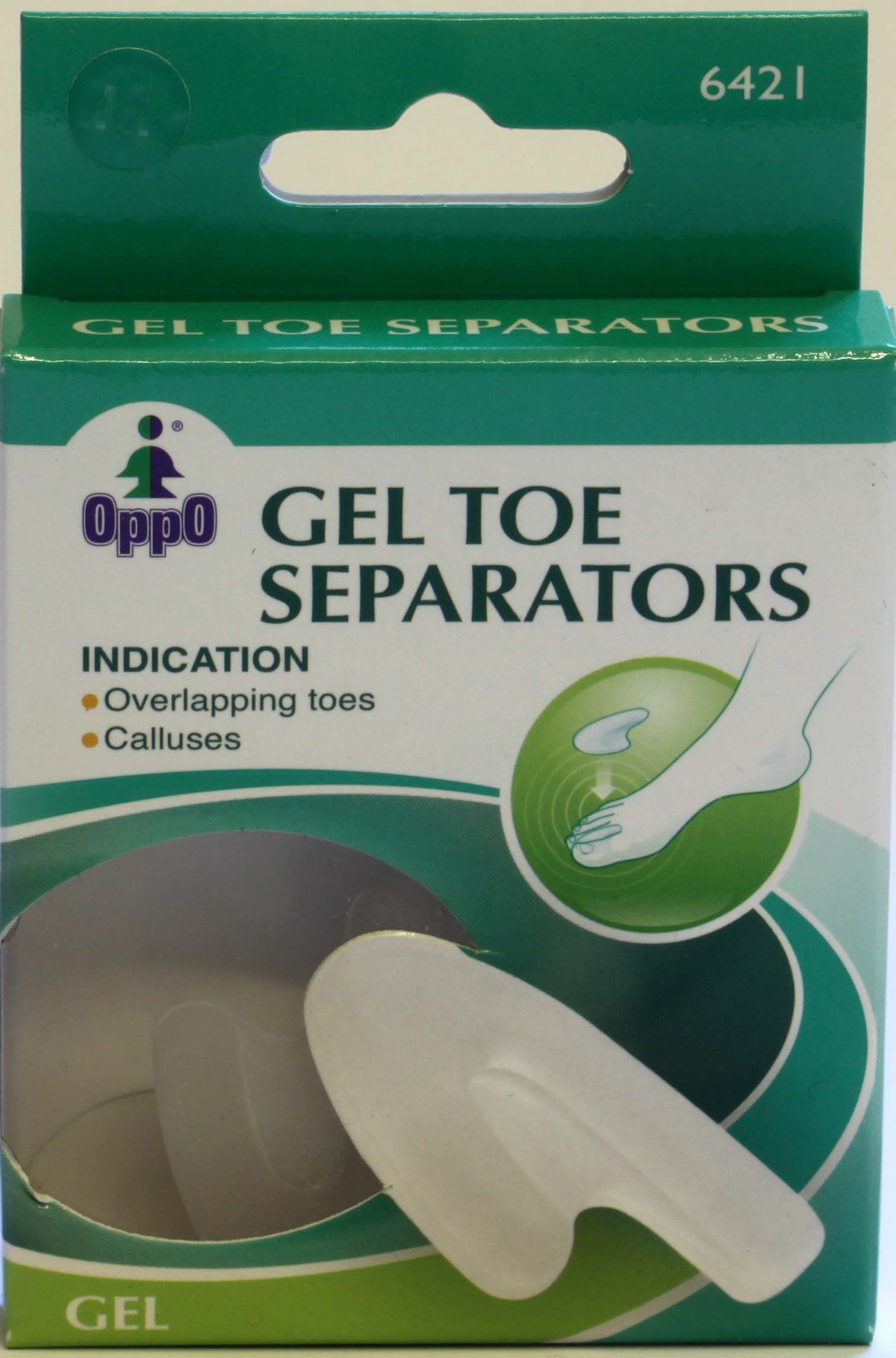 Oppo Gel Toe Separators Large (6421)