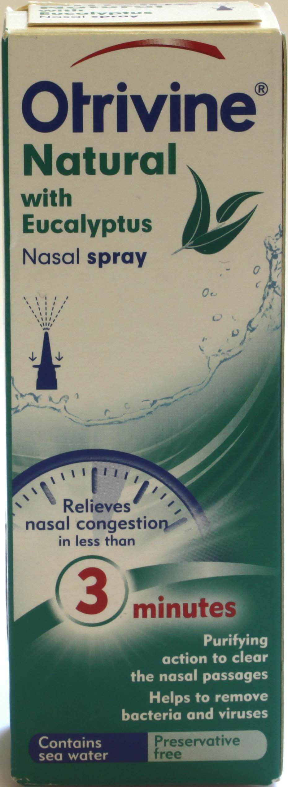 Otrivine Natural Nasal Spray - 20ml.