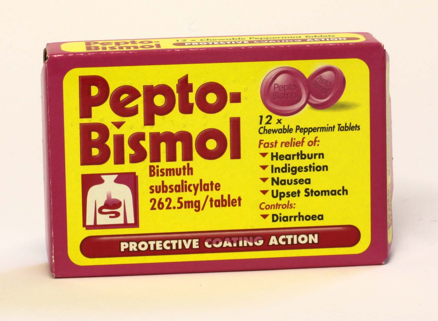 Pepto-Bismol - 12 Tablets