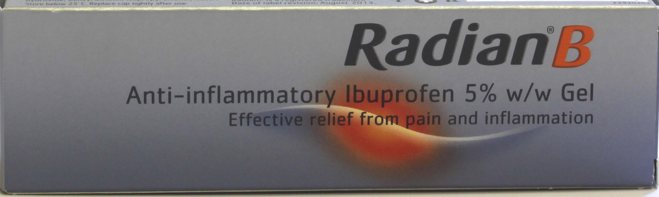 Radian B Anti-inflammatory Ibuprofen 5% w/w Gel 30g