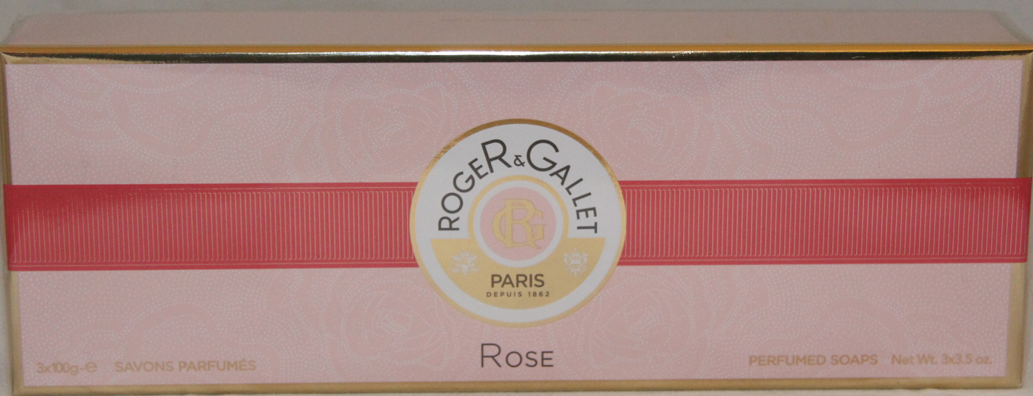 Roger & Gallet Perfumed Soaps Rose - 3 x 100g