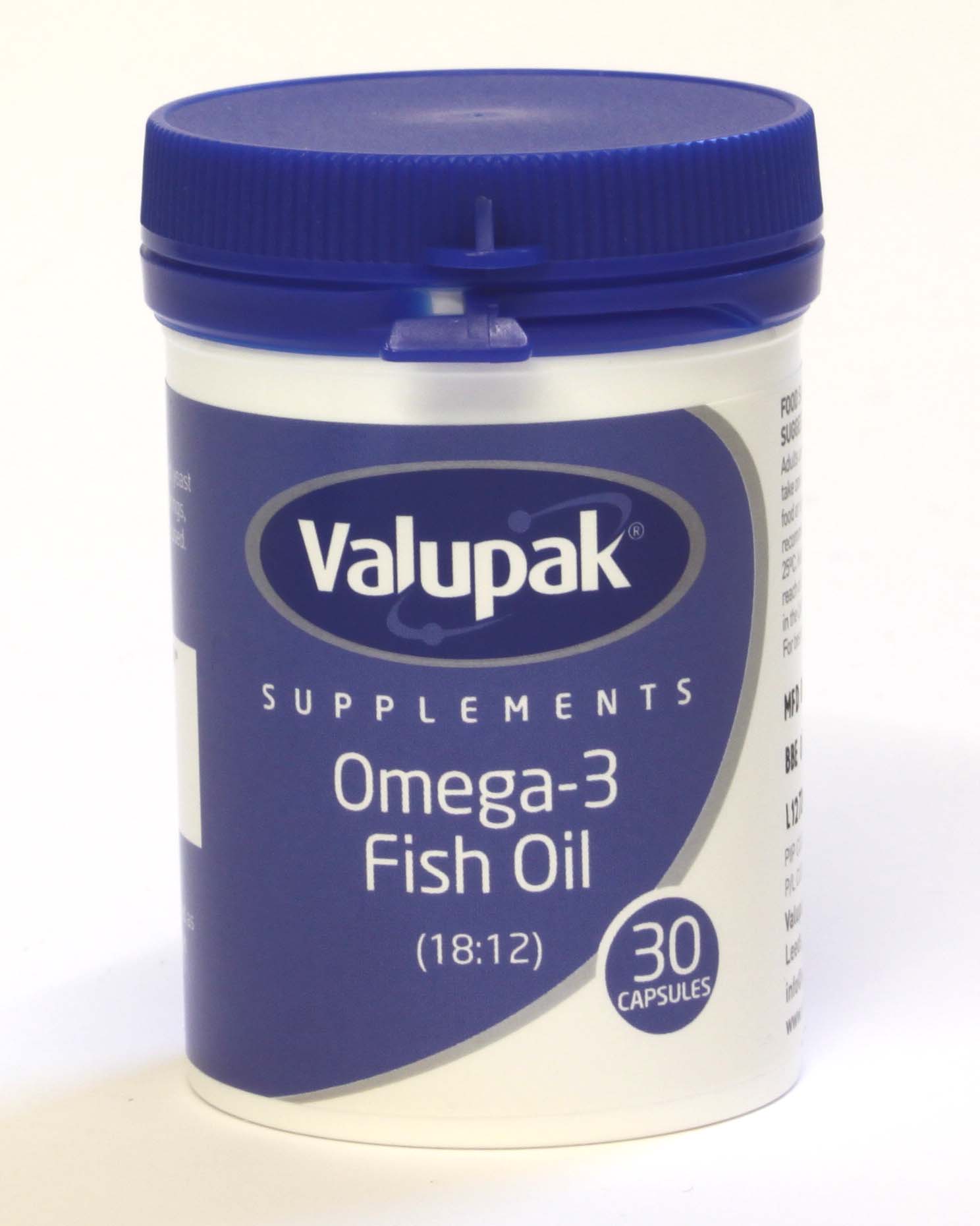 Valupak Omega 3 Fish Oil - 30 Capsules
