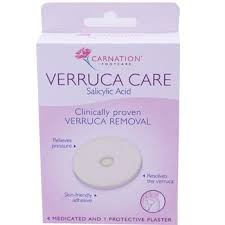 Carnation Verruca Care - 4 Medicated & 1 Protective Plaster