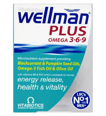 Wellman Plus Omega 3 6 9 - 56 tablets