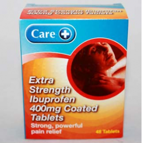 Extra Strength Ibuprofen 400Mg Coated (Care) Tablets (48)