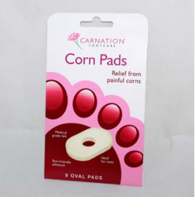 Carnation Corn Pads - 9 oval pads