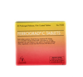 Ferrograd C Tablets - 30 Tablets