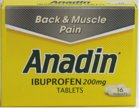 Anadin Ibuprofen 200Mg Tablets - 16