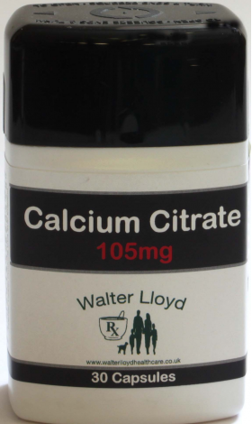 Calcium Citrate 105 mg - 30 Capsules