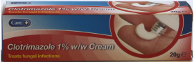 Care Clotrimazole Cream 1% - 20 g