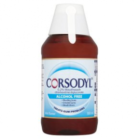 Corsodyl Alcohol Free Mouthwash Mint Flavour   - 300ml