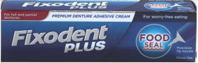 Fixodent Plus Food Seal Denture Adhesive - 40g