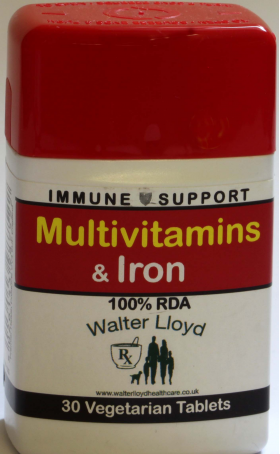 Multivitamins & Iron - 30 Tablets