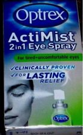 Optrex Actimist 2in1 Eye Spray Tired +Uncomfortable Eyes - 10ml
