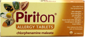 Piriton Allergy Tablets - 30