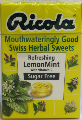 Ricola Lemon Mint Herbal Sweets - 45g