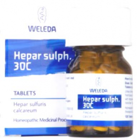 Weleda Hepar sulph. 30C - 125 tablets