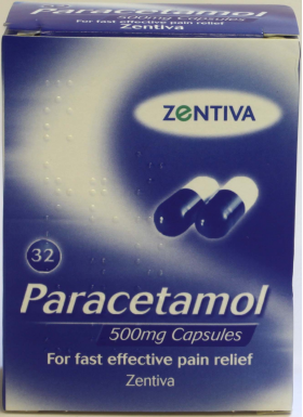 Zentiva Paracetamol 500Mg Capsules - 32
